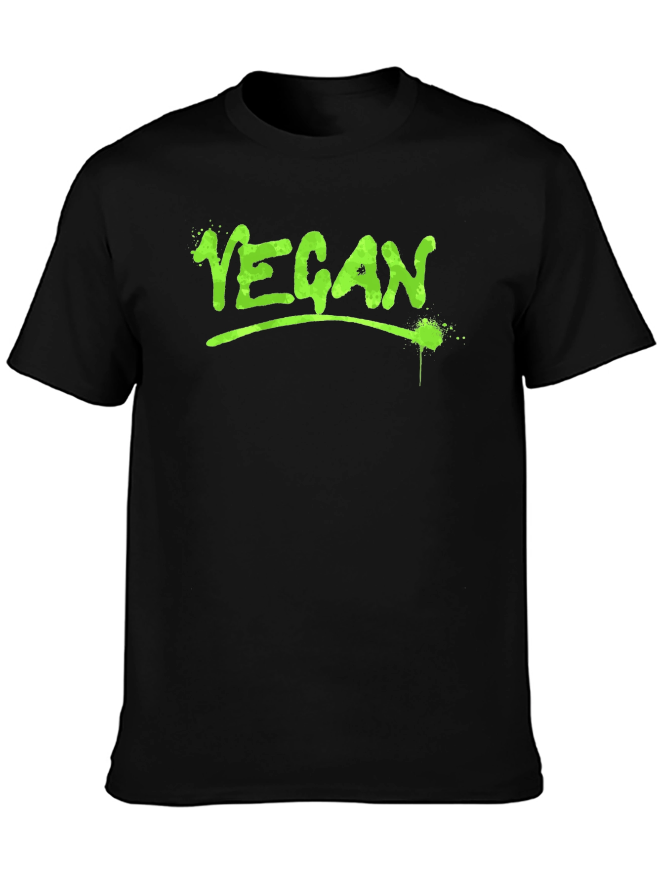 Vegan T-Shirt - Spray Paint Style Design