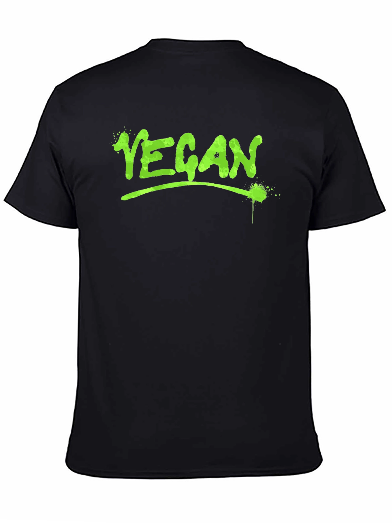 Vegan T-Shirt - Spray Paint Style Design
