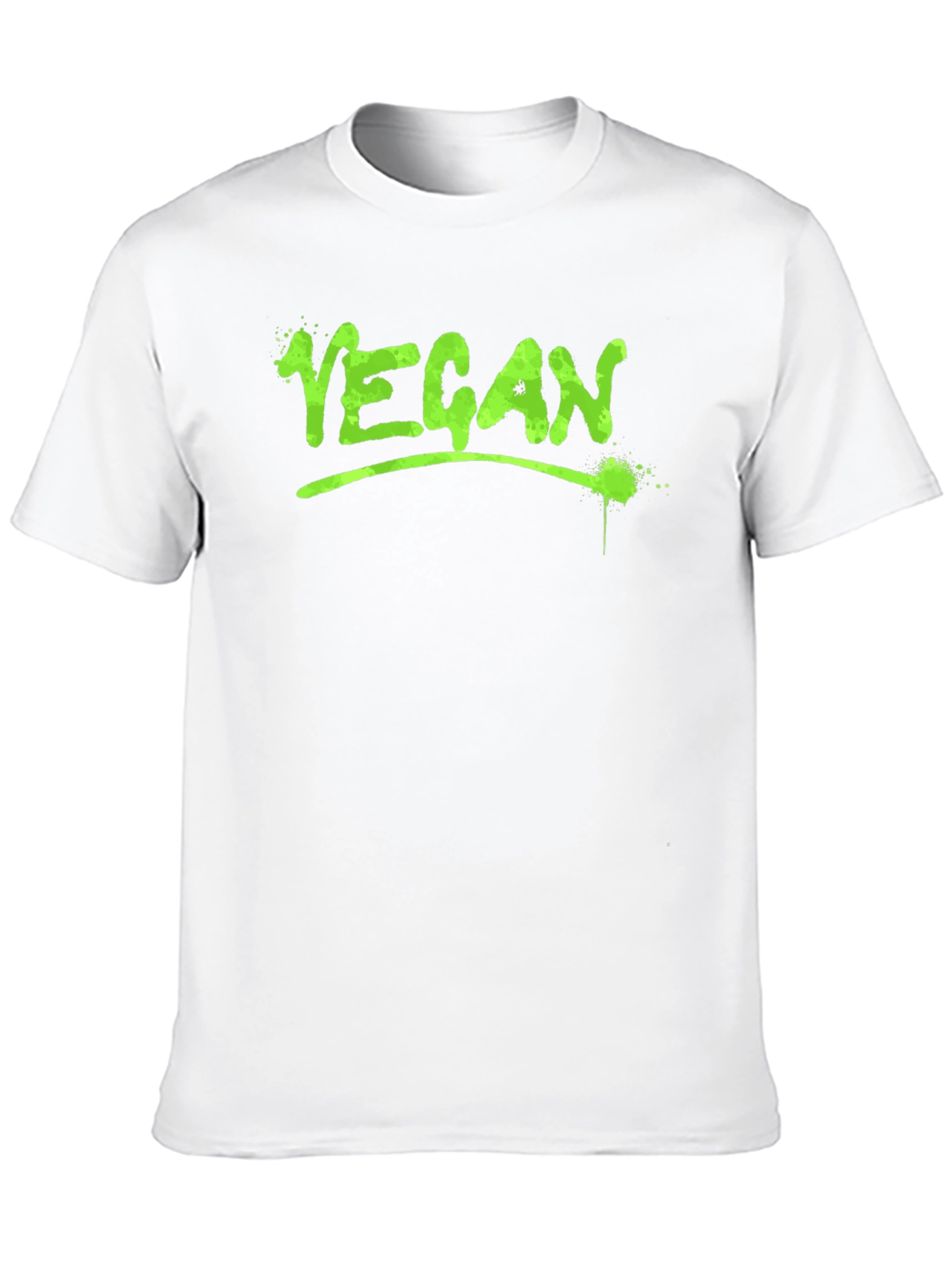 Vegan T-Shirt - Spray Paint Style Design