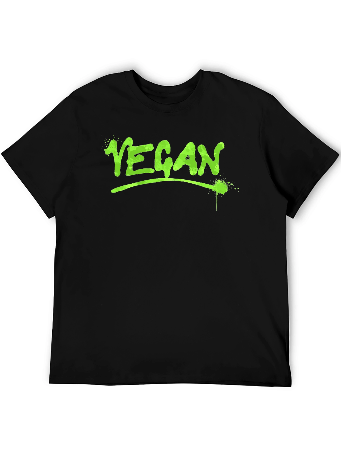 Vegan T-Shirt - Spray Paint Style Design