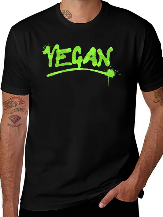 Vegan T-Shirt - Spray Paint Style Design