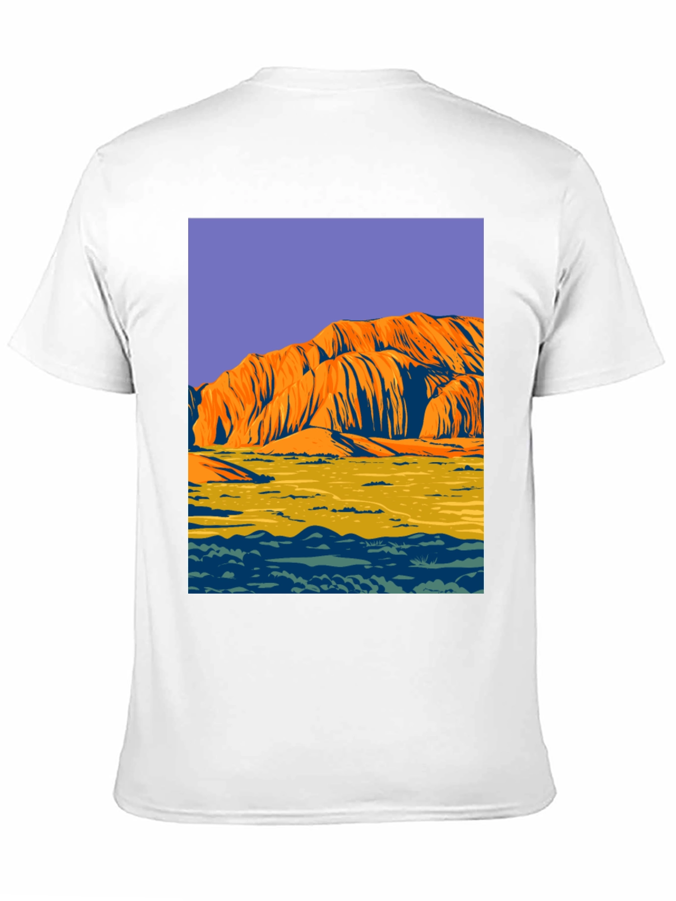 Uluru Graphic Tee - Bold Australian Landscape Design