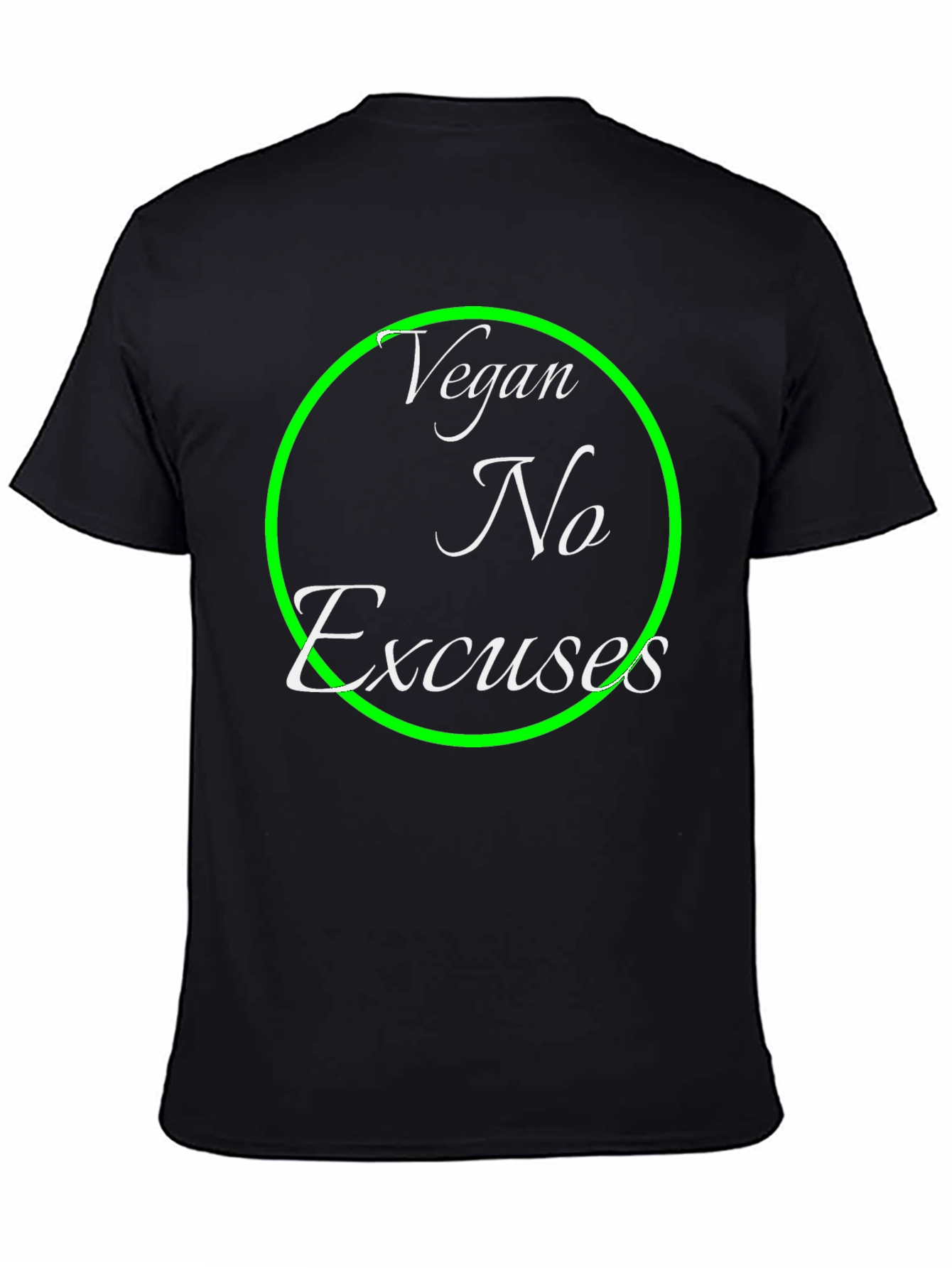 Vegan No Excuses T-Shirt - Bold Statement Tee
