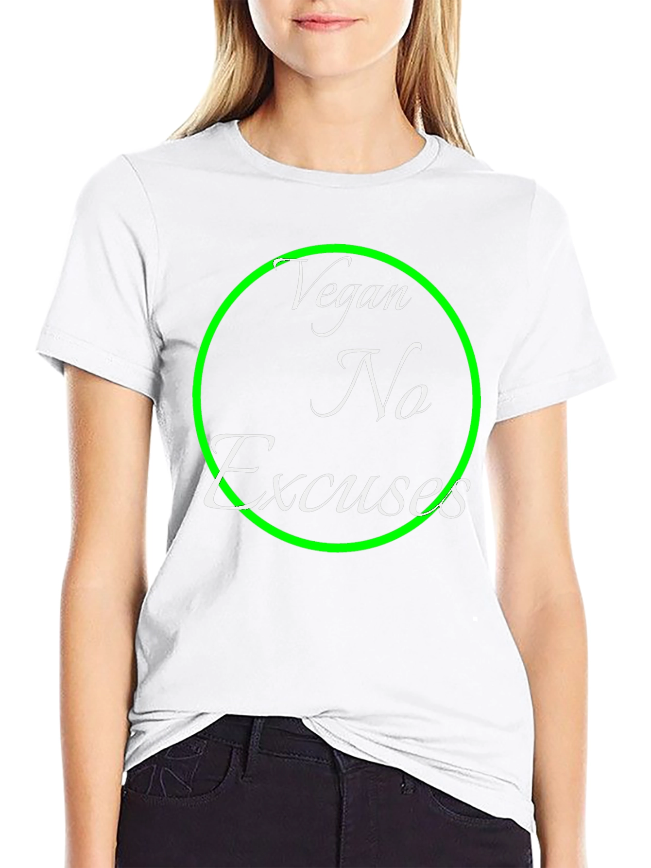 Vegan No Excuses T-Shirt - Bold Statement Tee