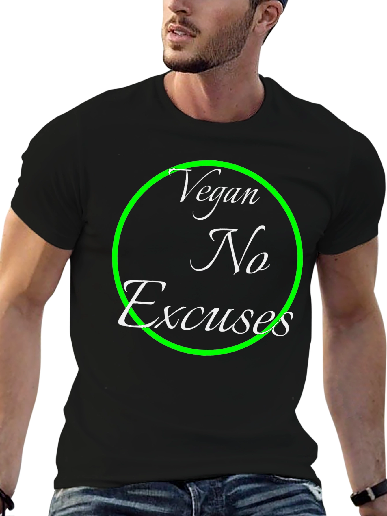 Vegan No Excuses T-Shirt - Bold Statement Tee