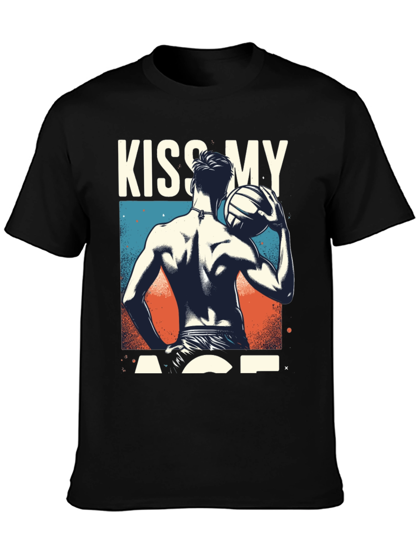 Kiss My Ace Volleyball Graphic T-Shirt