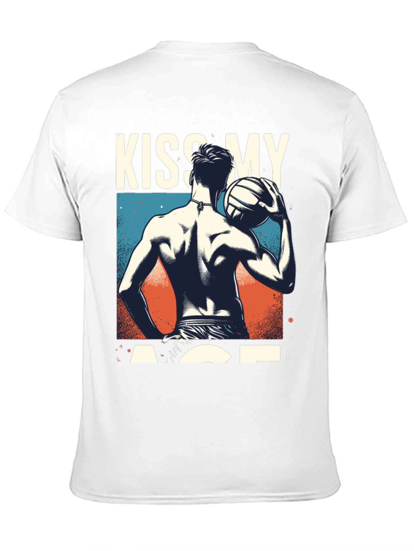 Kiss My Ace Volleyball Graphic T-Shirt