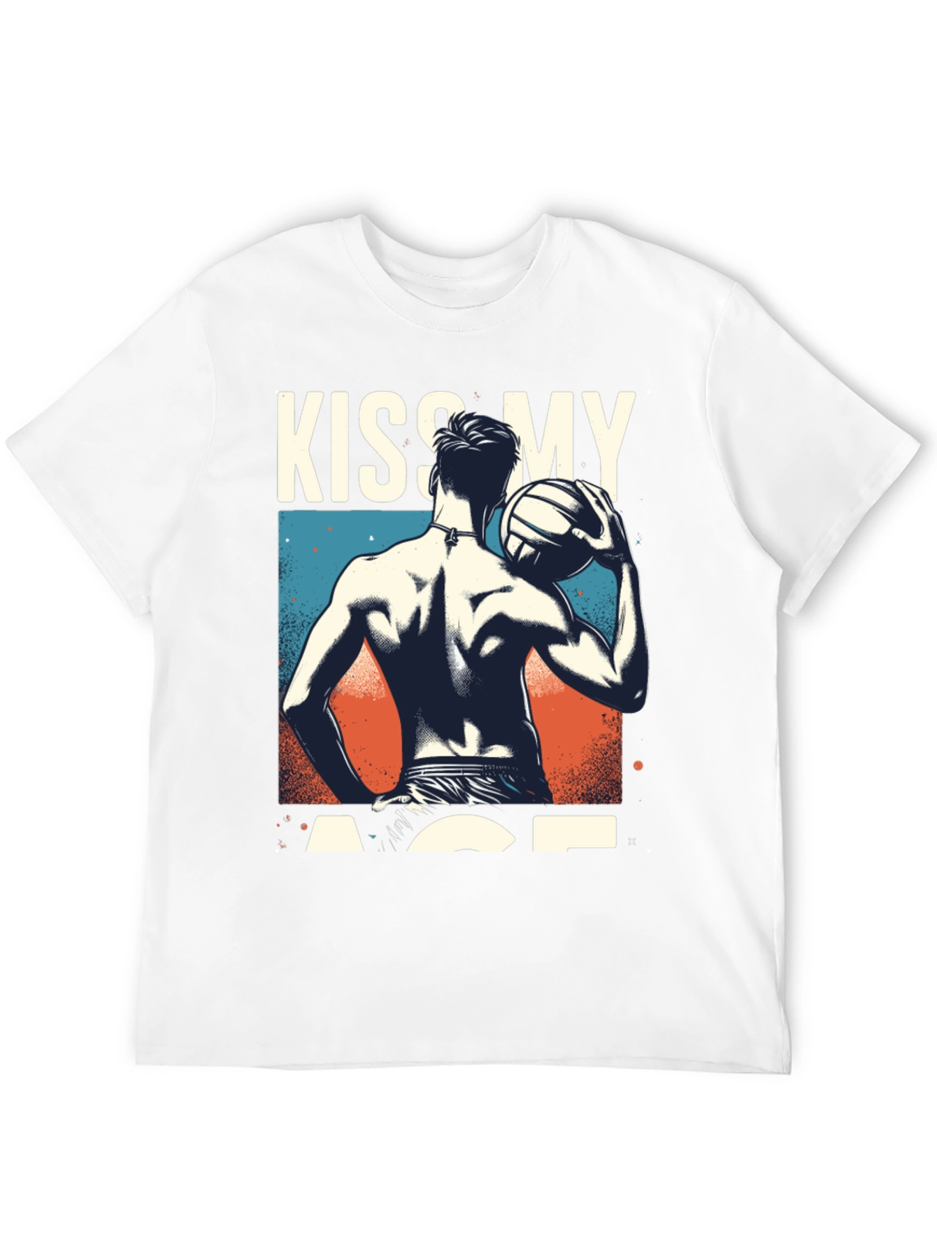 Kiss My Ace Volleyball Graphic T-Shirt