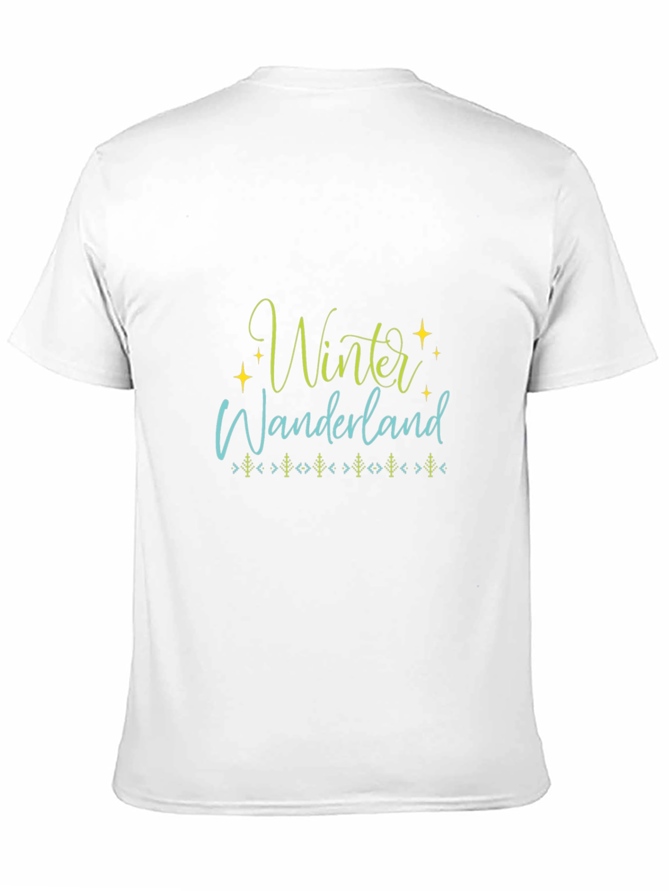 Winter Wonderland Graphic Tee - Black Holiday Shirt