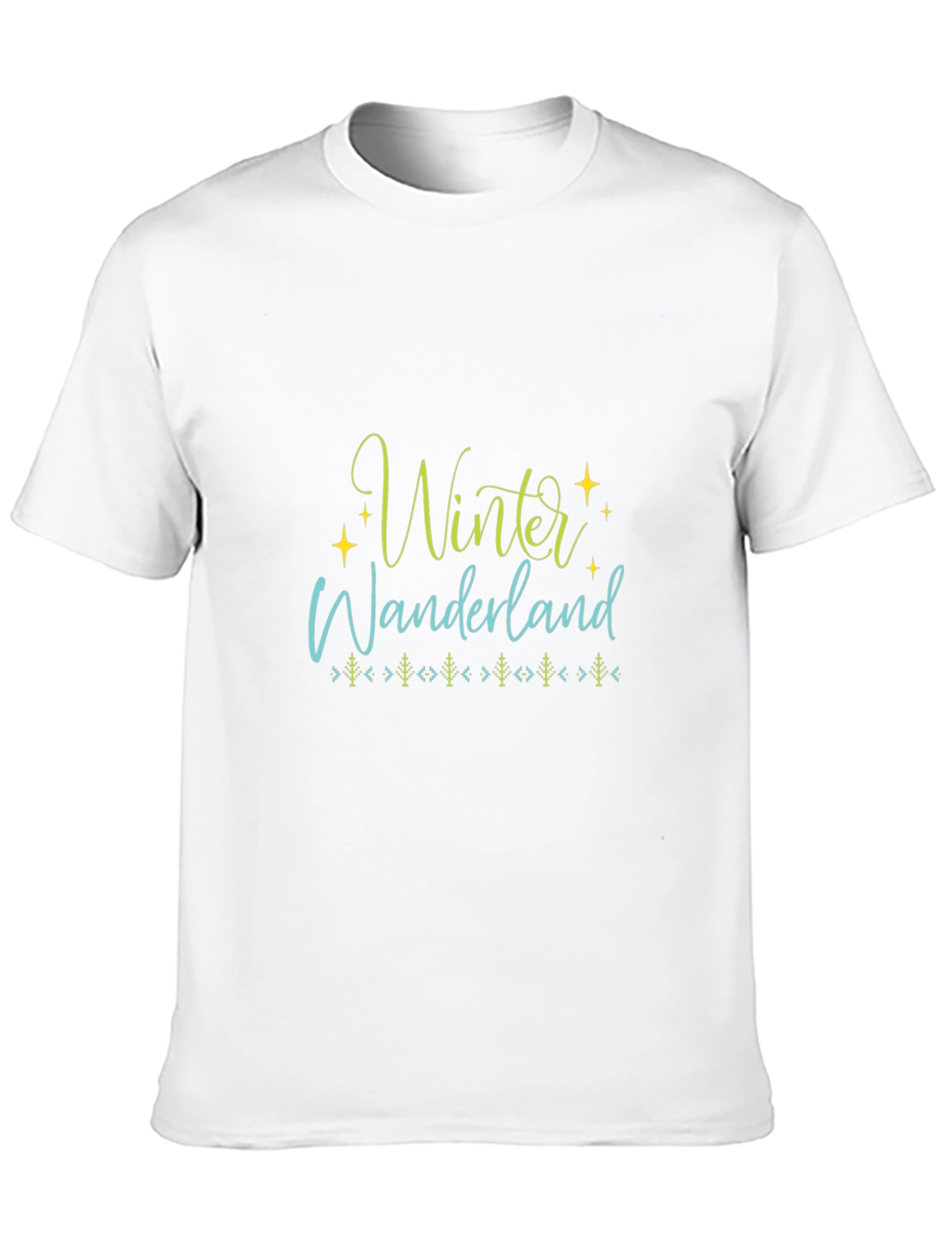 Winter Wonderland Graphic Tee - Black Holiday Shirt