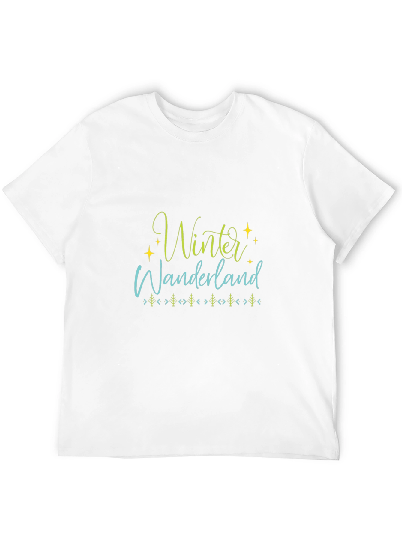 Winter Wonderland Graphic Tee - Black Holiday Shirt